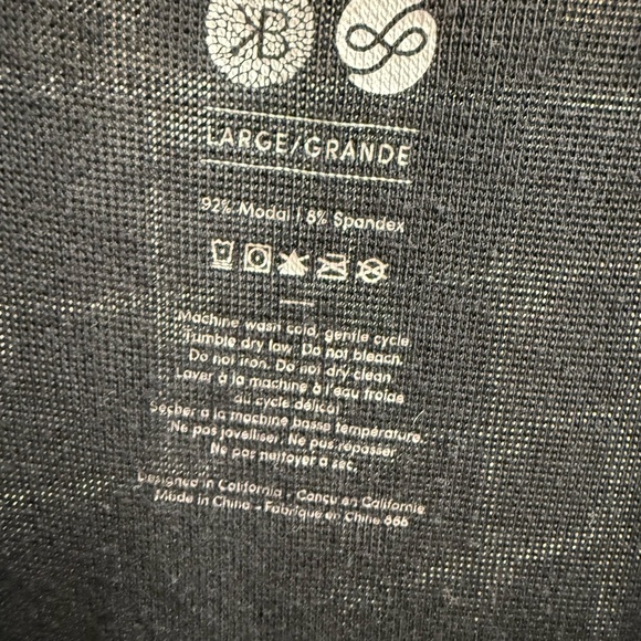 Beyond Yoga All Wrapped Up Black Women's Jogger Leg Modal Jumpsuit - Picture 6 of 11